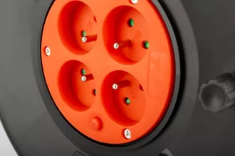 Kabel prodlužovací na bubnu FESTA 25m 4zásuvka 3x1.5mm IP20 MAX 3680W