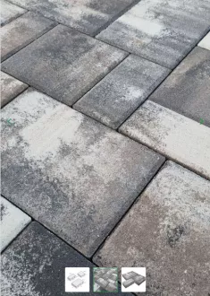 PRESBETON Dlažba skladebná HOLLAND Kombi MIX 8 cm - Nuevo