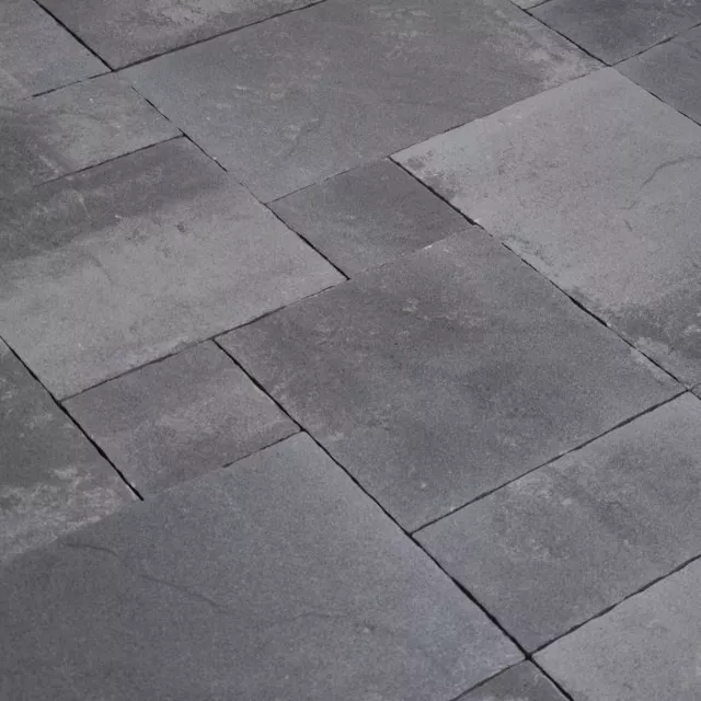 PRESBETON Skladebná dlažba PIANETA MIX reliéfní 6 cm AKCE do 30.11.2025 - Fumo
