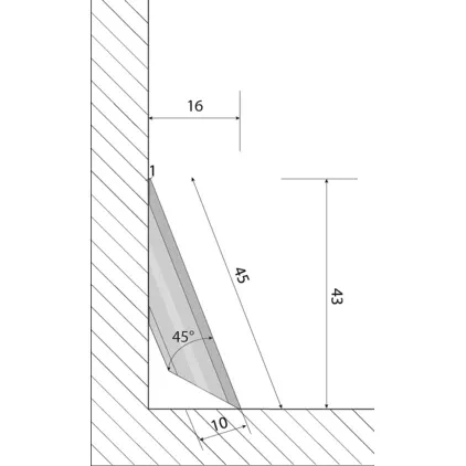Soklová lišta vinyl Eurowood Hydro 1122 Dub bělený