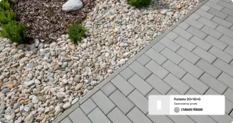 FEROBET Dlažba PARKETA 4 cm | červená, přírodní