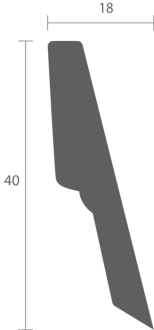 Soklová lišta X03/13 Dub 34352