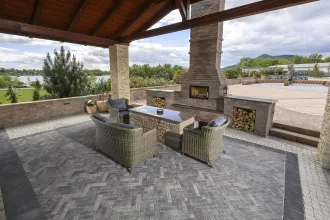 CS BETON Zámková dlažba COLETA 6 cm  | luna, mattone, noarblanc dark