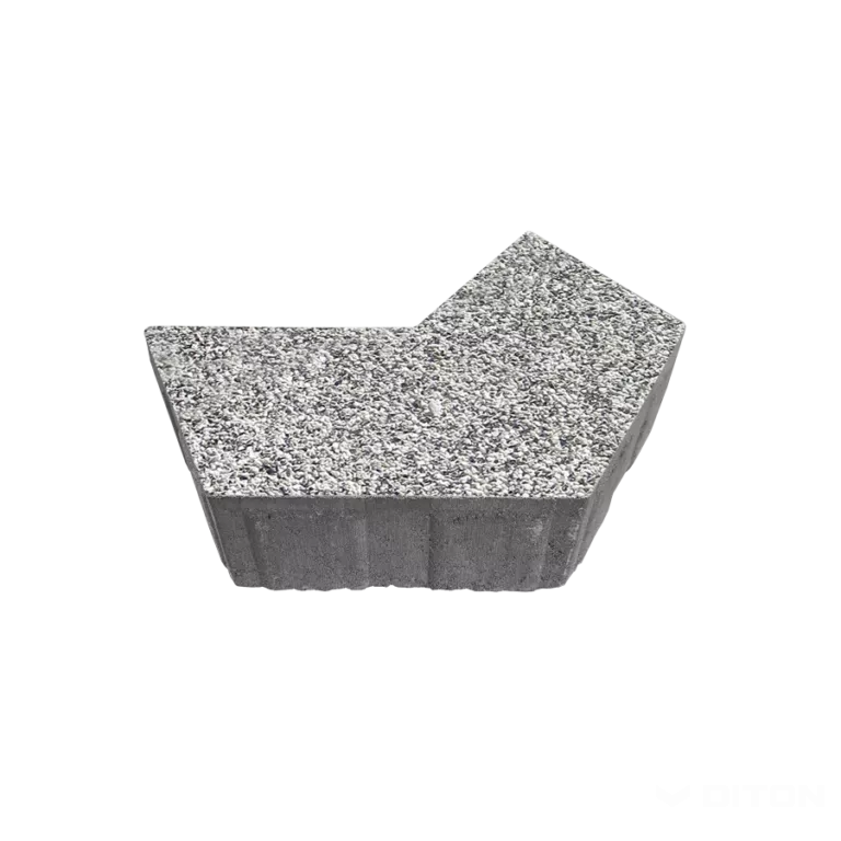 DITON - Skladebná dlažba OMNIA 8 cm - Bianco - vymývaný