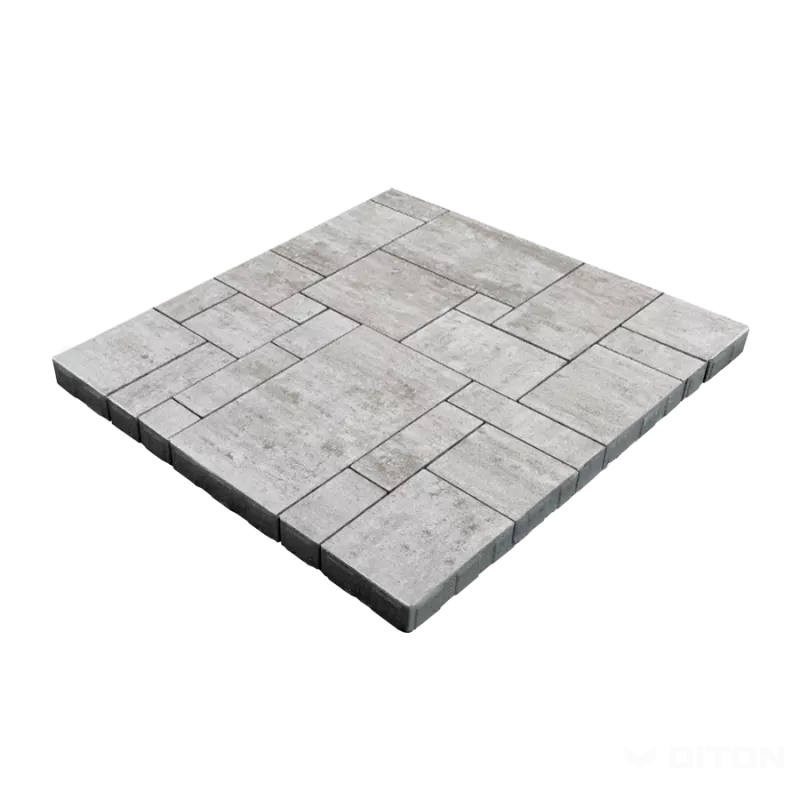 DITON Zámková dlažba KOMBI XL 6 cm - MARRONE