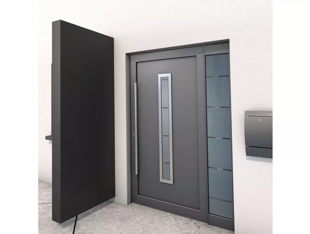 GUTTA Boční stěna ke vchodové stříšce Guttavordach BS LED strip