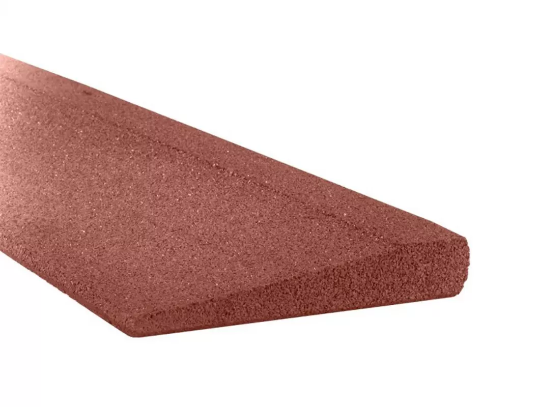 GUTTA Gumový obrubník nájezdový - červená