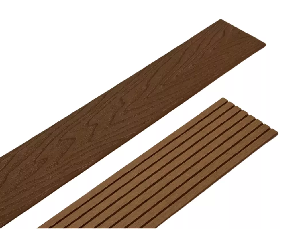 GUTTA WPC plotovka Guttafence 3D drážkovaná - original wood - 80 x 12 x 1000 mm rovná