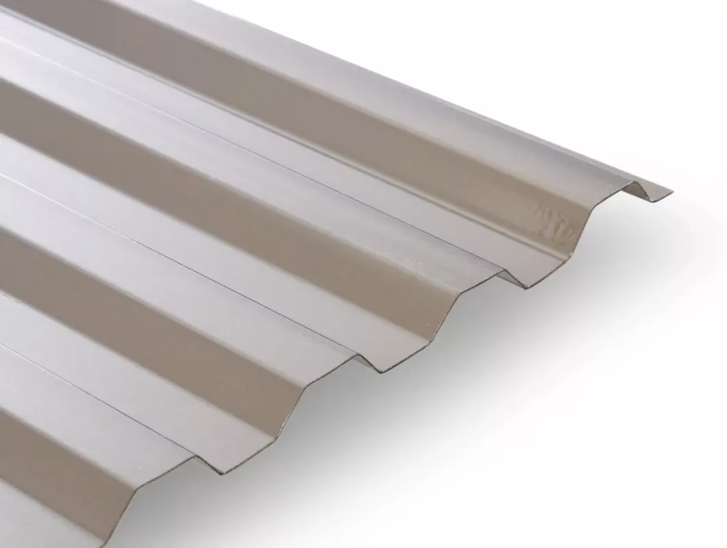 GUTTA Polykarbonátová trapézová deska Guttagliss Makro ST - bronz 2500 x 1060 mm