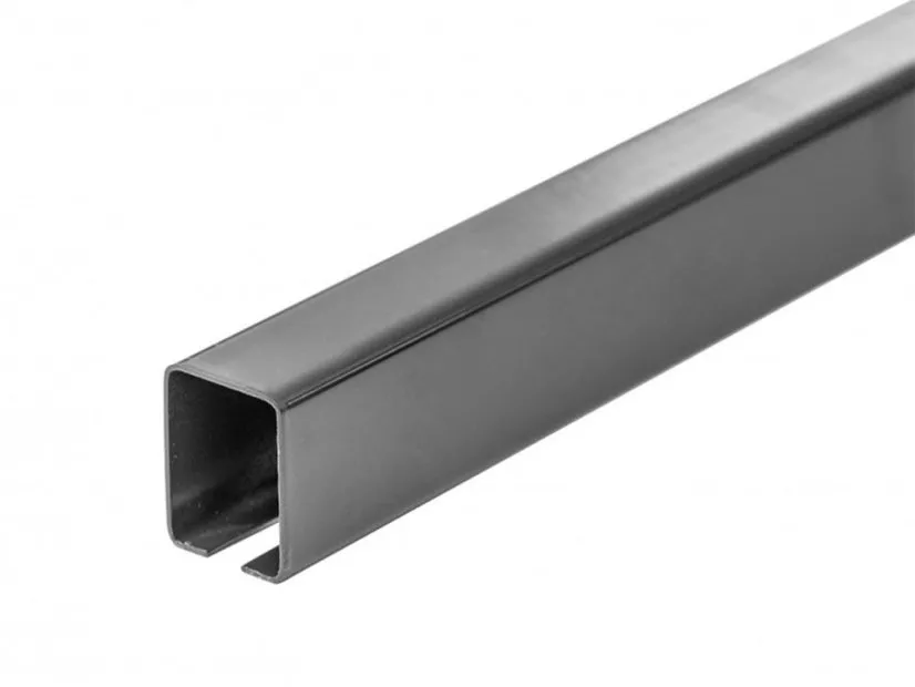 Ocelový rýgl pro WPC plotovky antracit - 40 x 30 x 1500 mm COVERNIT