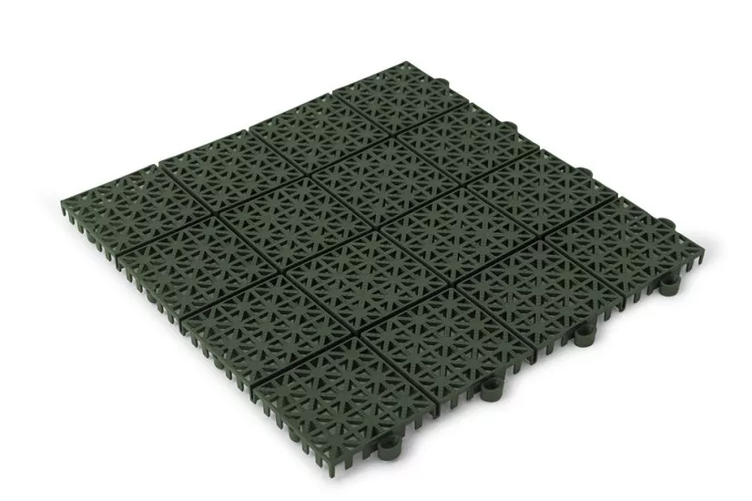 Terasová dlaždice Easygrid, 30 x 30 x 1,2 cm - zelená COVERNIT