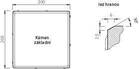 CS BETON Zámková dlažba KOSTKA - 60 mm černá