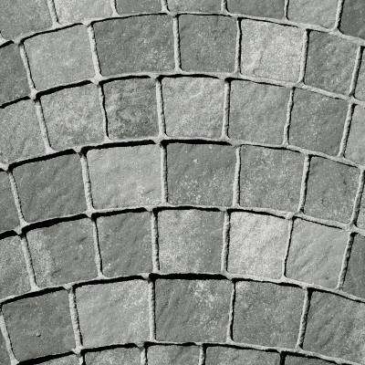 Semmelrock ARTE Pražská kostka dlažba - oblouk šedočerná stínovaná SEMMELROCK STEIN + DESIGN