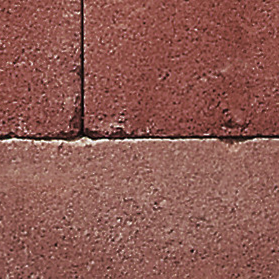 Semmelrock Castello plotový systém - červená poloviční kámen 20/20/14 cm SEMMELROCK STEIN + DESIGN