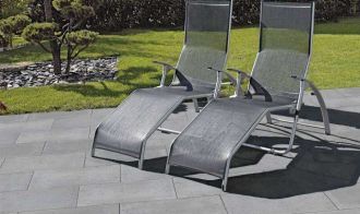 SEMMELROCK Dlaždice LUSSO Tivoli 4,5 cm | krémově bílá 60 x 30 cm, stříbrnošedá 60 x 30 cm, krémově bílá 90 x 30 cm, stříbrnošedá 90 x 30 cm